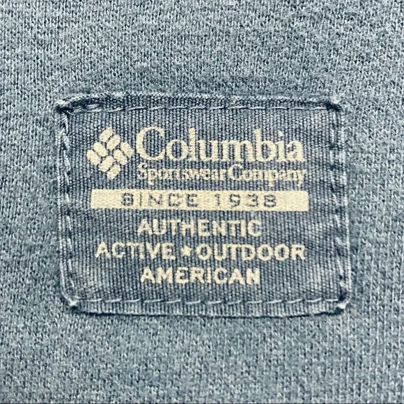 Columbia 1/4 Zip Fleece Top Navy XXL - Picture 5 of 6